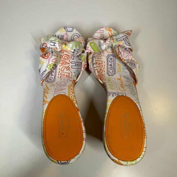Coach Y2K Karen Graffiti Sandals Women’s Size 10B - Picture 8 of 12